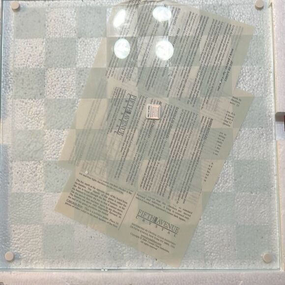 Fifth Avenue glass mini mug‎ checker drinking game set - Picture 2 of 4